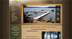 Desktop Screenshot of lakecrestresort.com